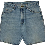 Wrangler Denim Shorts - 34W 10L Light Wash Denim
