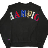Reverse Weave Champion Spellout Sweatshirt - Medium Gold Cotton