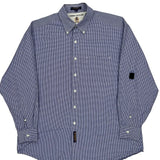 Tommy Hilfiger Checked Shirt - Large Blue Cotton