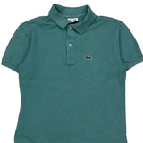 Age 12 Lacoste Polo Shirt - Medium Green Cotton