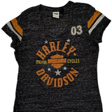 Harley Davidson Graphic T-Shirt - XL Gray Polyester Blend