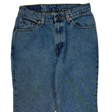 517 Levis Boot Cut Jeans - 28W US 4 Blue Cotton