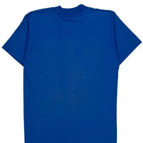 Single Stitch University Of Kansas Screen Stars College T-Shirt - Medium Blue Cotton Blend