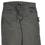 Utility Pockets Dickies Carpenter Trousers - 30W 32L Grey Cotton