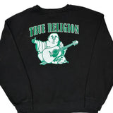 True Religion Graphic Long Sleeve T-Shirt - XL Black Cotton