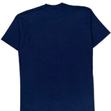 South Dakota State University Am College T-Shirt - Large Navy Cotton