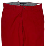 Tommy Hilfiger Chinos - 34W 34L Red Cotton