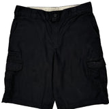 Dickies Cargo Shorts - 36W 10L Black Cotton