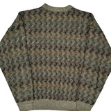 David Taylor Argyle Sweater - XL Brown Acrylic
