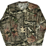 Mossy Oak Camo Long Sleeve T-Shirt - Medium Camo Cotton
