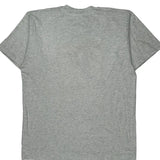 Cycling Fruit Of The Loom Single Stitch T-Shirt - Large Grey Cotton Blend