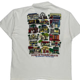 Single Stitch Pubs Of Waikiki Beach Anvil Graphic T-Shirt - XL White Cotton