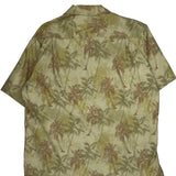 Lee Floral Hawaiian Shirt - Large Beige Cotton