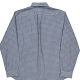 Ralph Lauren Checked Shirt - XL Blue Cotton