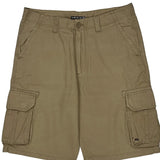Quiksilver Cargo Shorts - 34W 11L Beige Cotton