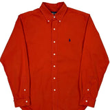 Ralph Lauren Shirt - Large Orange Cotton