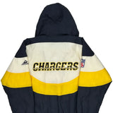 Chargers N.F.L. Pro Line Nfl Windbreaker - Large Navy Nylon