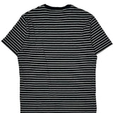 Polo By Ralph Lauren Striped T-Shirt - Medium Black Cotton