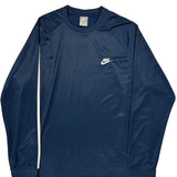 Nike Long Sleeve T-Shirt - XL Navy Polyester