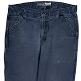 Carhartt Carpenter Trousers - 33W 30L Blue Cotton