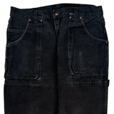 Dickies Double Knee Carpenter Pants - 32W 30L Black Denim