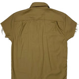 Carhartt Short Sleeve Shirt - Small Khaki Cotton