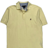 Tommy Hilfiger Polo Shirt - Large Yellow Cotton