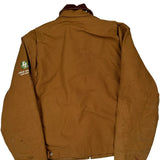 Made In USA Carhartt Detroit Jacket - Medium Brown Cotton