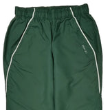 Reebok Track Pants - Large Green Polyester