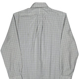 Ralph Lauren Checked Shirt - Medium White Cotton