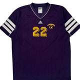 Oconomowoc Adidas Football Shirt - Large Purple Polyester