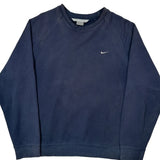 Nike Sweatshirt - Large Blue Cotton