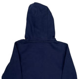 Champion Spellout Hoodie - Small Navy Cotton