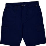 Unbranded Cargo Shorts - 34W 10L Navy Polyester Blend