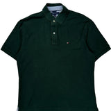 Tommy Hilfiger Polo Shirt - Medium Green Cotton