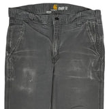 Carhartt Trousers - 32W 32L Grey Cotton Blend