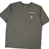 Commercial & Residential Contracting Carhartt T-Shirt - XL Gray Cotton