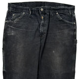 Dickies Carpenter Pants - 38W 30L Black Cotton