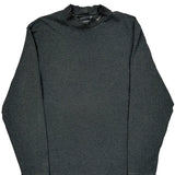 Nike Long Sleeve T-Shirt - Medium Gray Cotton Blend