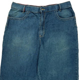 Steve & Barry Denim Shorts - 36W 11L Blue Cotton