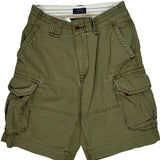 Polo By Ralph Lauren Cargo Shorts - 30W 10L Green Cotton