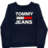 Tommy Jeans Sweatshirt - Small Navy Cotton