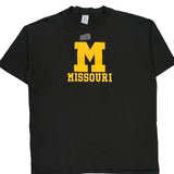 Single Stitch Missouri Galt Sand College T-Shirt - XL Black Cotton