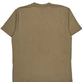 Dickies T-Shirt - Large Beige Cotton