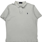 Polo By Ralph Lauren Polo Shirt - Large White Cotton