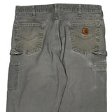 Carhartt Carpenter Pants - 36W 31L Gray Cotton