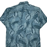 Campia Moda Floral Hawaiian Shirt - XL Blue Viscose