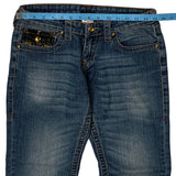 True Religion Contrast Stitch Jeans - 30W US 4 Blue Cotton
