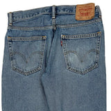 Levis 550 Jeans - 32W 30L Blue Cotton