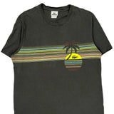 Lacoste Striped T-Shirt - XL Gray Cotton